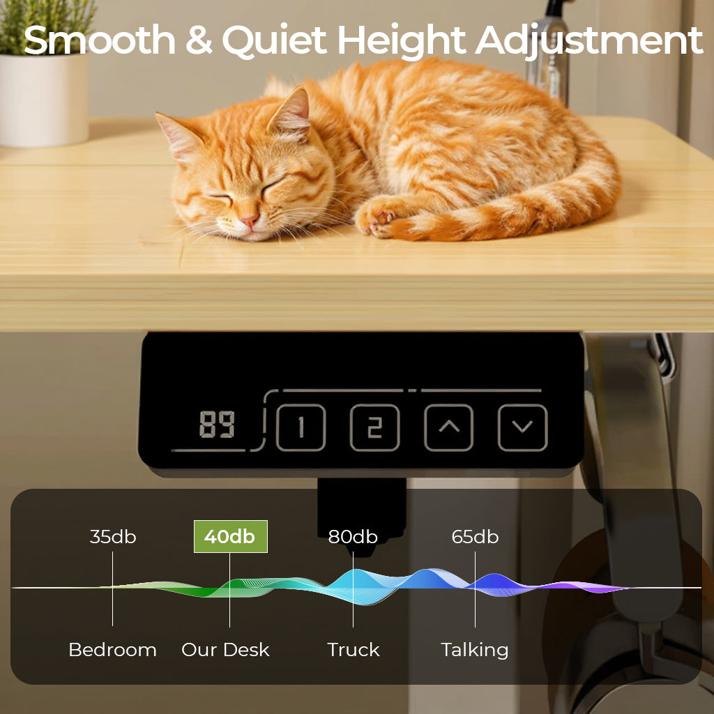 Electric Adjustable Sit-Stand Computer Table – Height-Adjustable Standing Desk