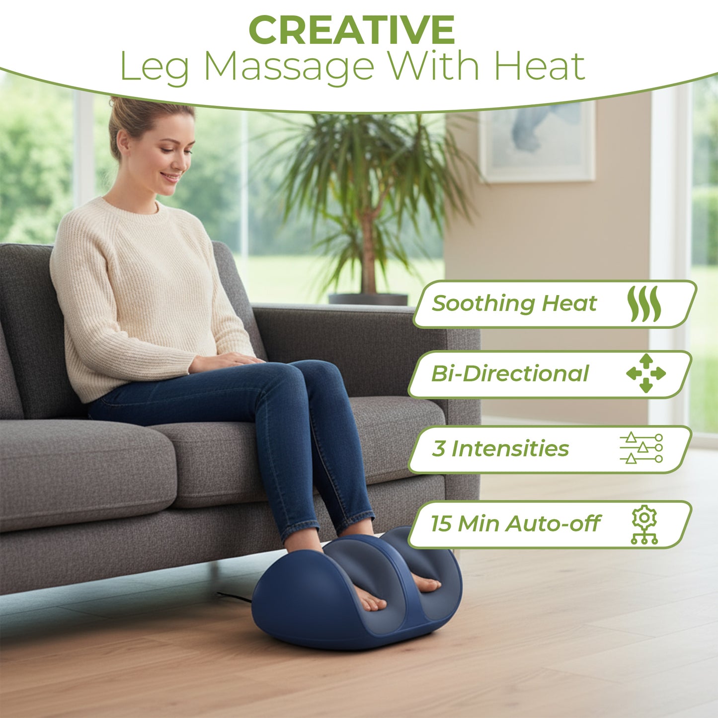 Large Foot Massager Machine – Relaxing Knead for Home Use