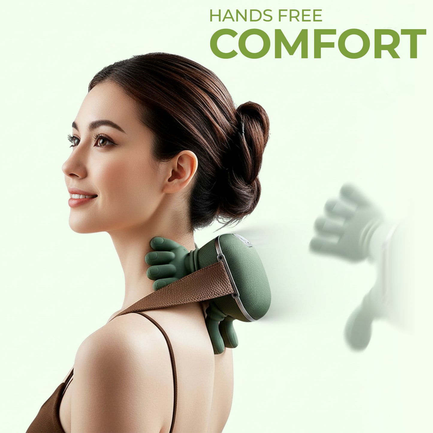 Heated Neck Massager – Wireless 4D Kneading Pillow for Relaxing Neck & Shoulder Comfort