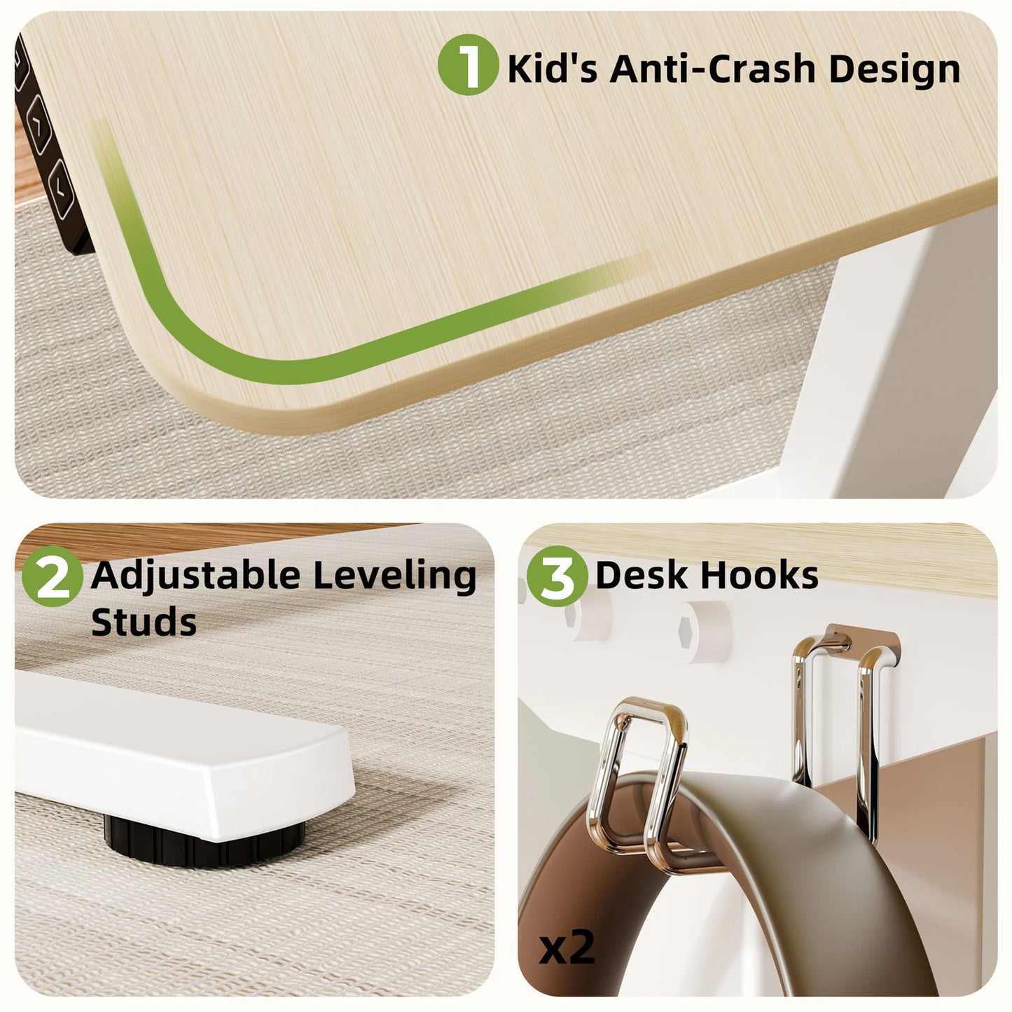 Electric Adjustable Sit-Stand Computer Table – Height-Adjustable Standing Desk