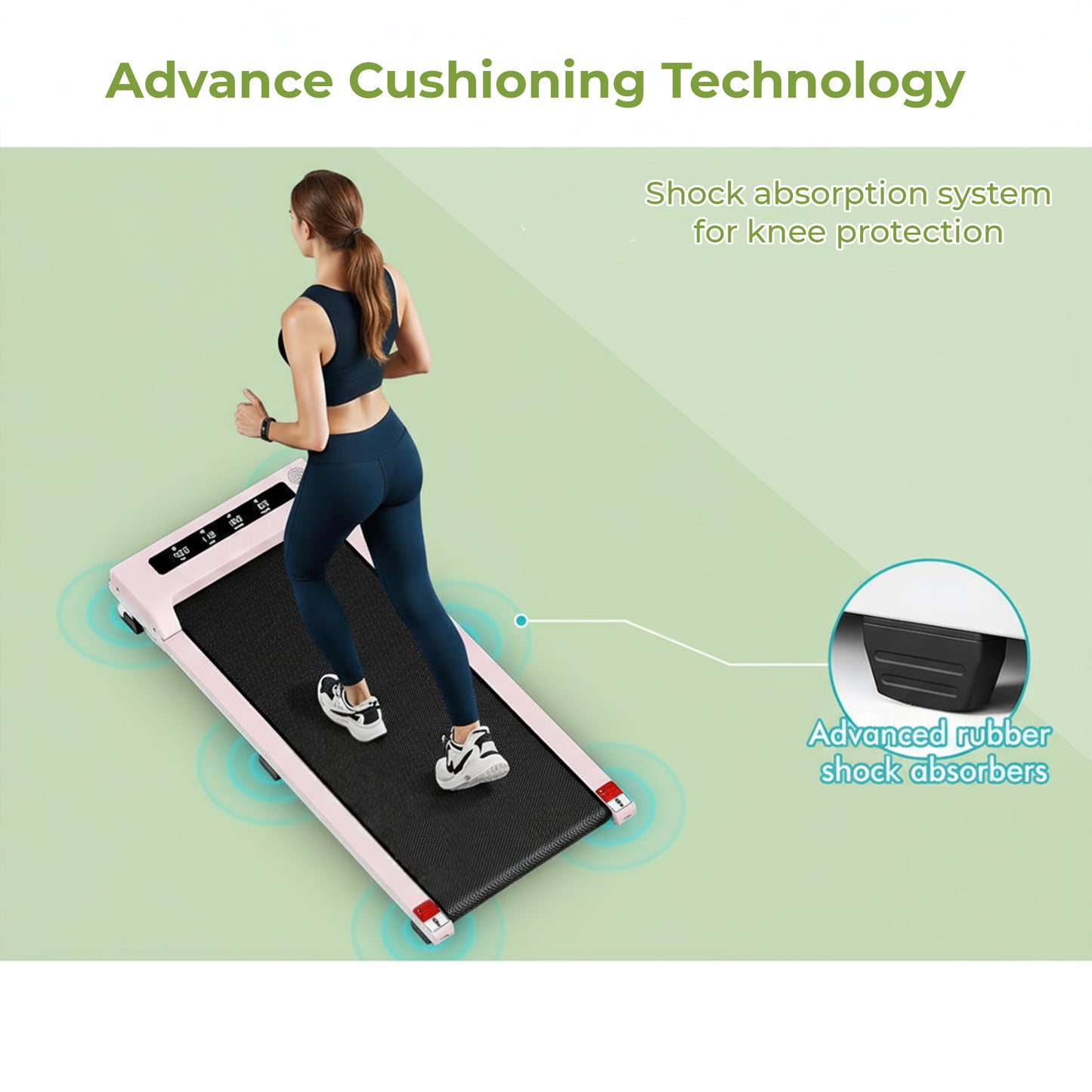 Home & Office Walking Pad – Space-Saving Electric Treadmill