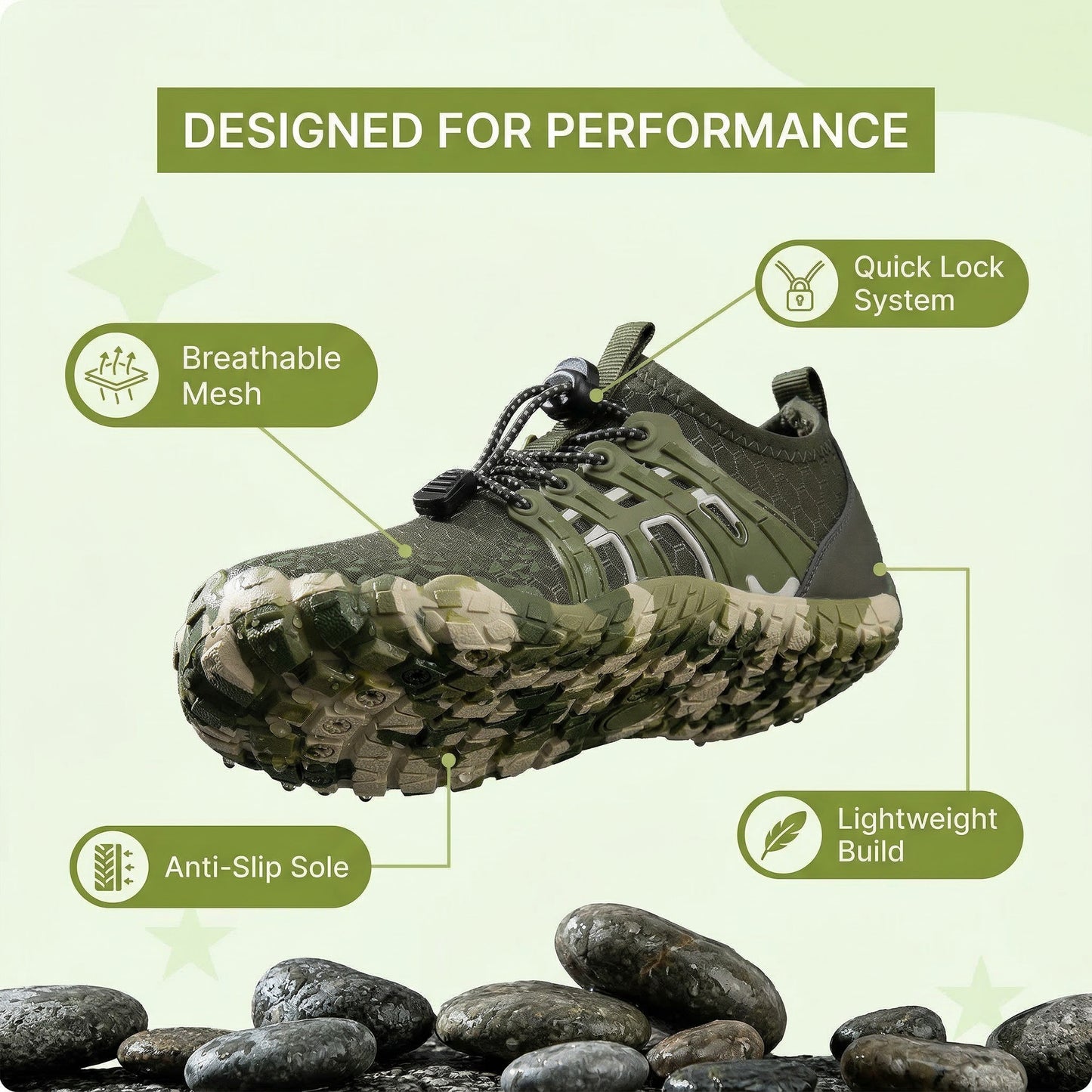 Unisex Breathable Barefoot Shoes