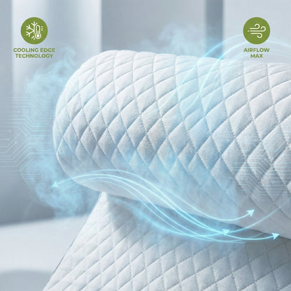 Cooling Wedge Pillow – Breathable Design & Relaxed Positioning