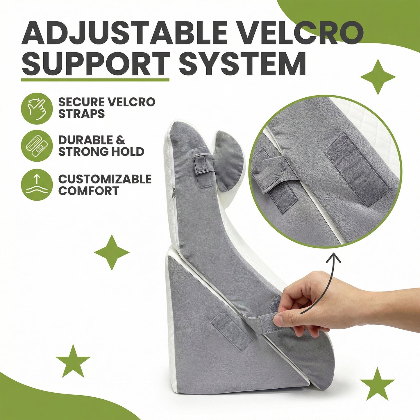 Cooling Wedge Pillow – Breathable Design & Relaxed Positioning