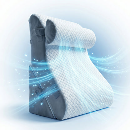 Cooling Wedge Pillow – Breathable Design & Relaxed Positioning