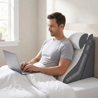 Cooling Wedge Pillow – Breathable Design & Relaxed Positioning