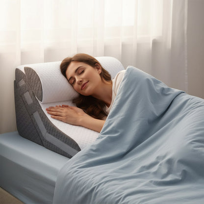Cooling Wedge Pillow – Breathable Design & Relaxed Positioning