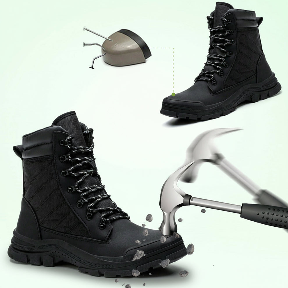 Zip Side Safety Boots - Durable Work Boots With Quick Access ...