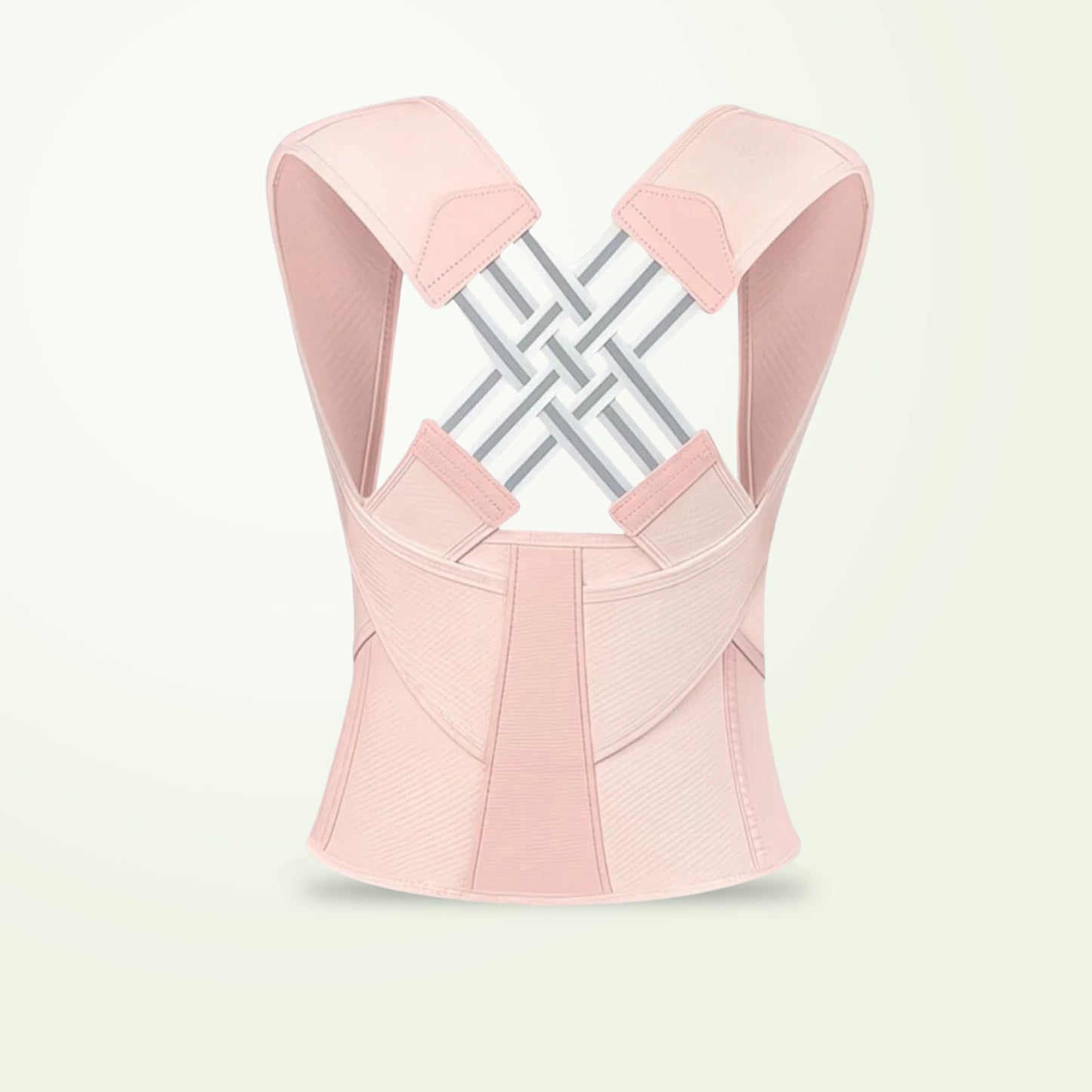 Adjustable Back Support Wearable Belt with FREE Massage Roller