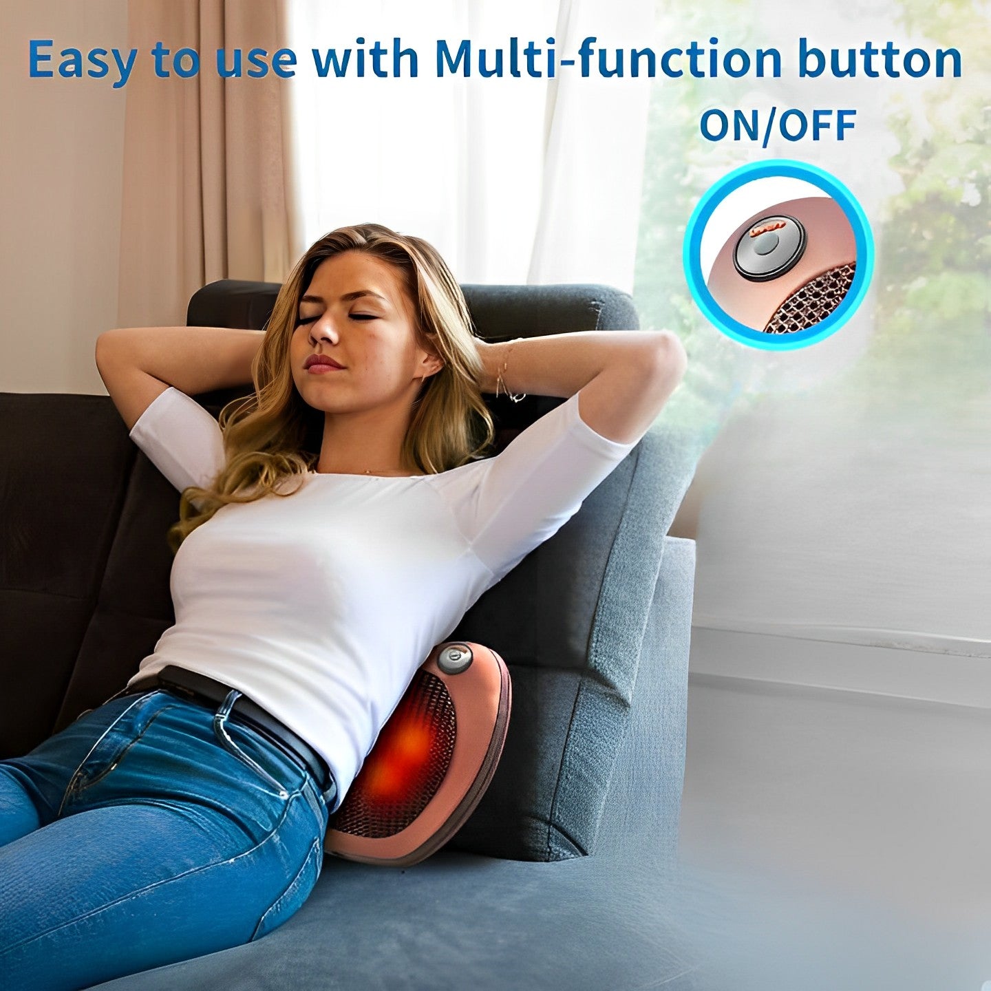 Full Body Massager Pillow for Neck & Lower Back - Pain Free Aussies