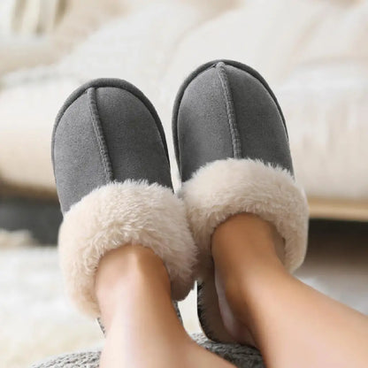 Comfy Wool Slippers - Suede upper adds style and durability