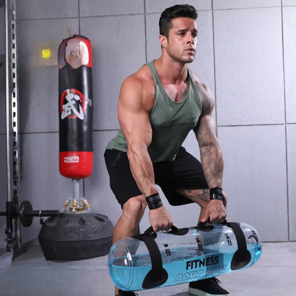 Portable Workout Water-Filled Power Bag for Strength Training and Stability Fitness