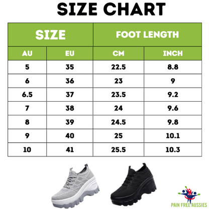 Nurse Comfort Shoes - Platform with Arch Support