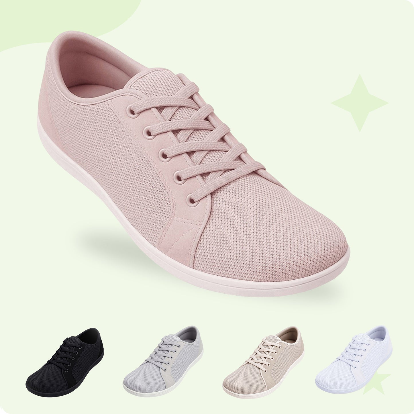 Unisex Wide Toe Minimalist Sneakers