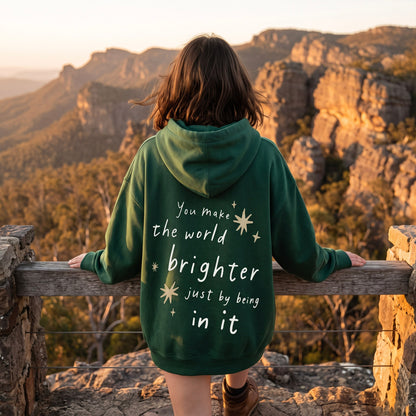 Brighter World Hoodie - Unisex Design