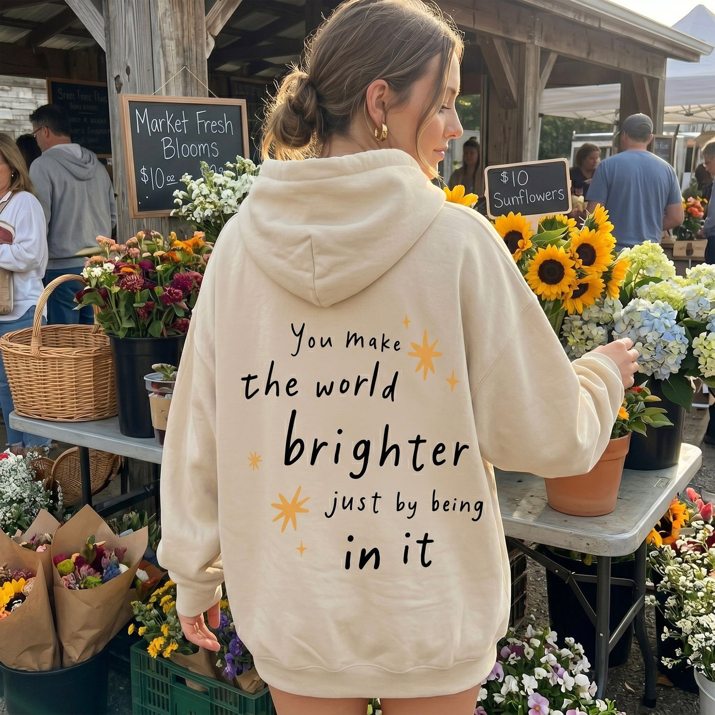 Brighter World Hoodie - Unisex Design