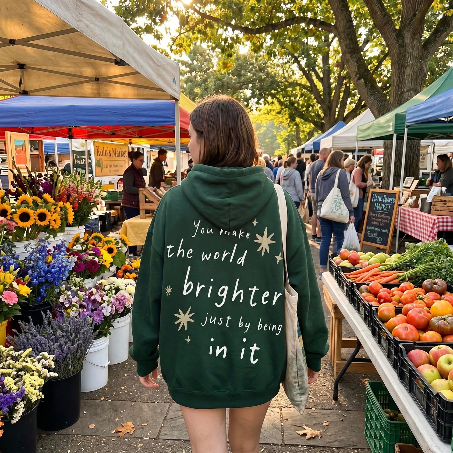 Brighter World Hoodie - Unisex Design