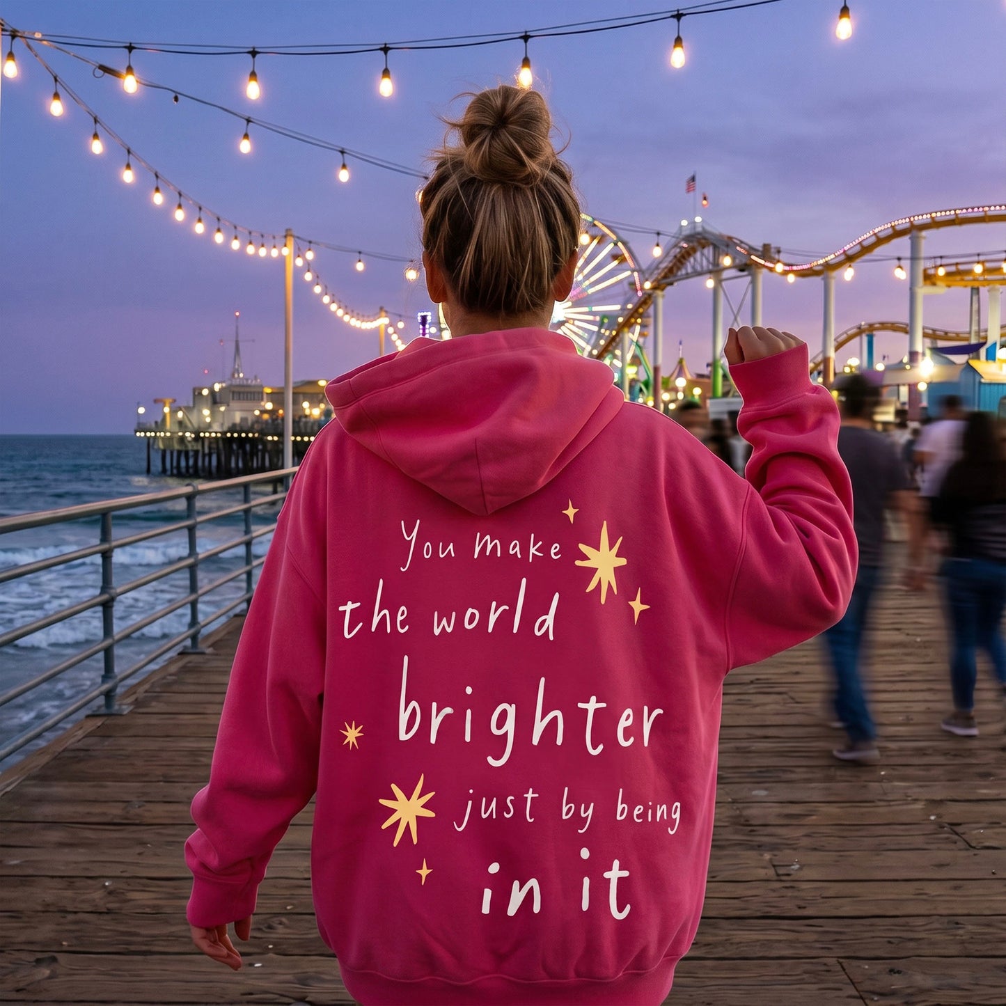 Brighter World Hoodie - Unisex Design