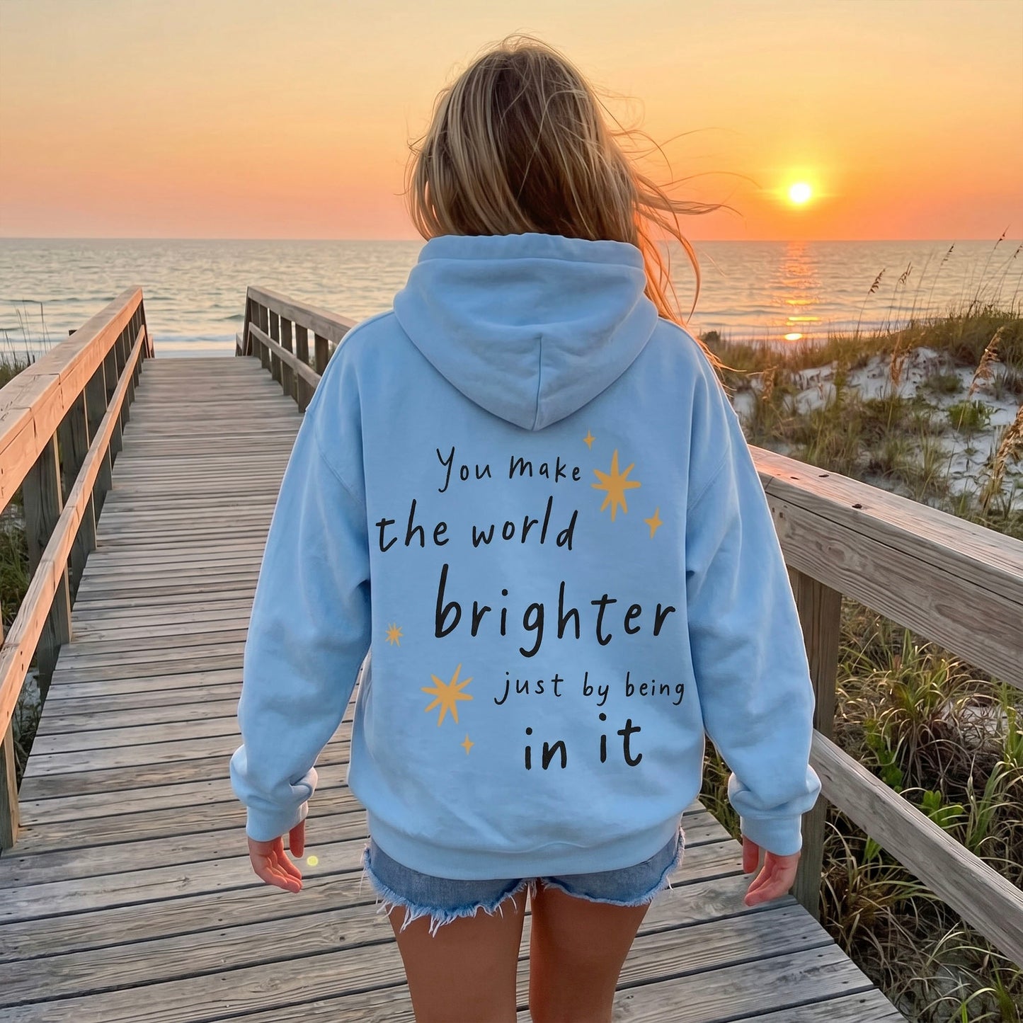 Brighter World Hoodie - Unisex Design