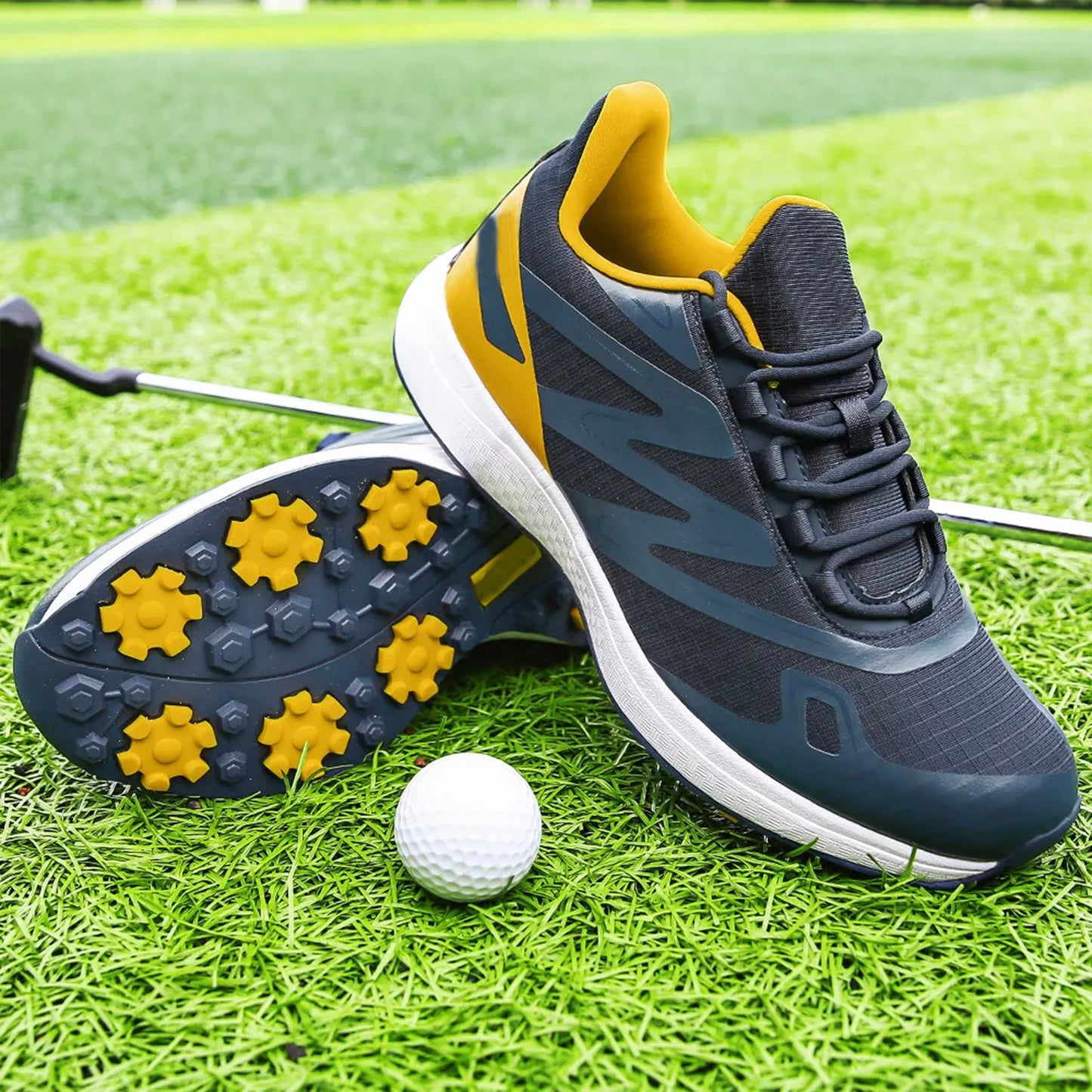 Comfiest Golf Shoes - Men's Golf Air Cushion Breathable Upper