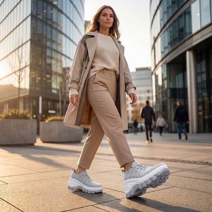 Nurse Comfort Shoes - Platform with  3-inch Height Boost