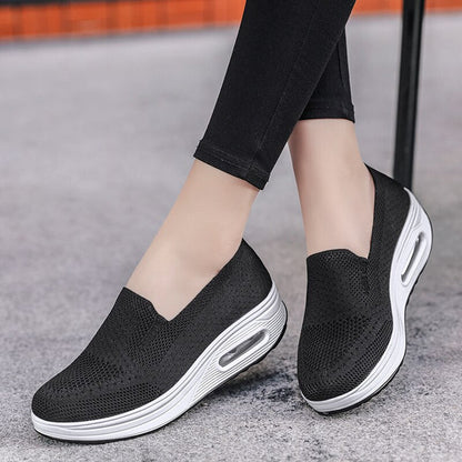 Everyday Comfort Shoes - Breathable Women Walking Shoes Slip on