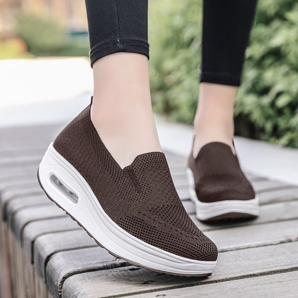 Everyday Comfort Shoes - Breathable Women Walking Shoes Slip on
