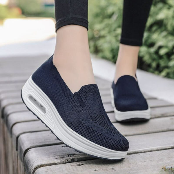 Everyday Comfort Shoes - Breathable Women Walking Shoes Slip on
