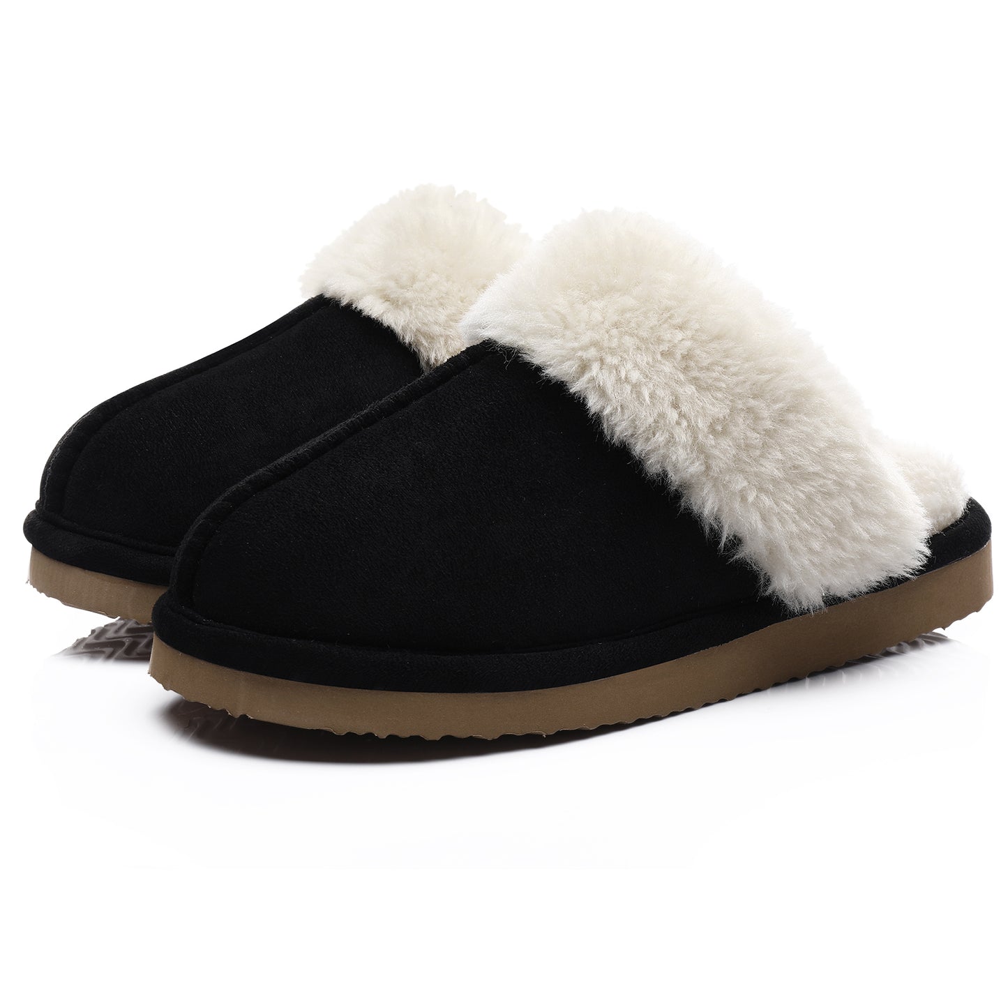 Comfy Wool Slippers - Suede upper adds style and durability