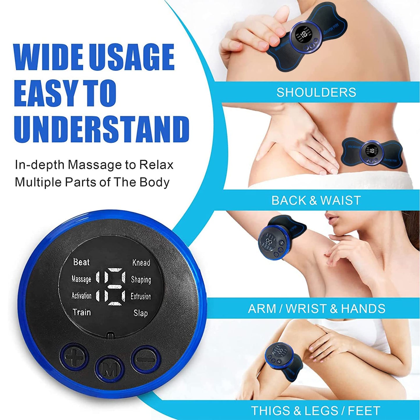 Tens Full Body Massager - Ems Relief Device