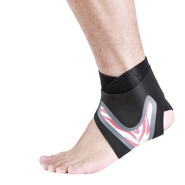 Pair of Adjustable Ankle Support Brace for Running, Hiking and All Day Long Work