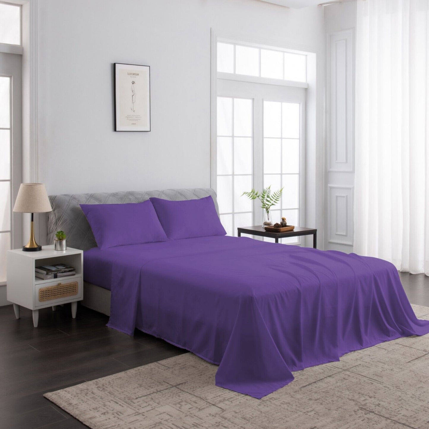 Cooling Bamboo Sheet Set - Moisture-wicking to keep you cool and dry