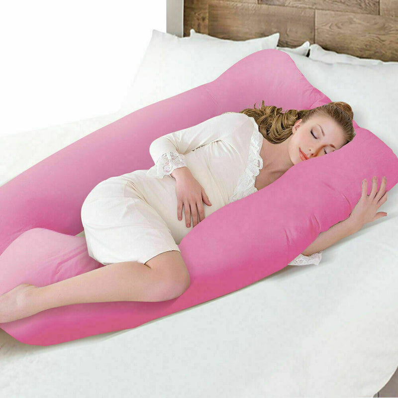 All Night Sleep Pregnancy U Pillow- Must Have for Regular Comfort & Maternity Sleep