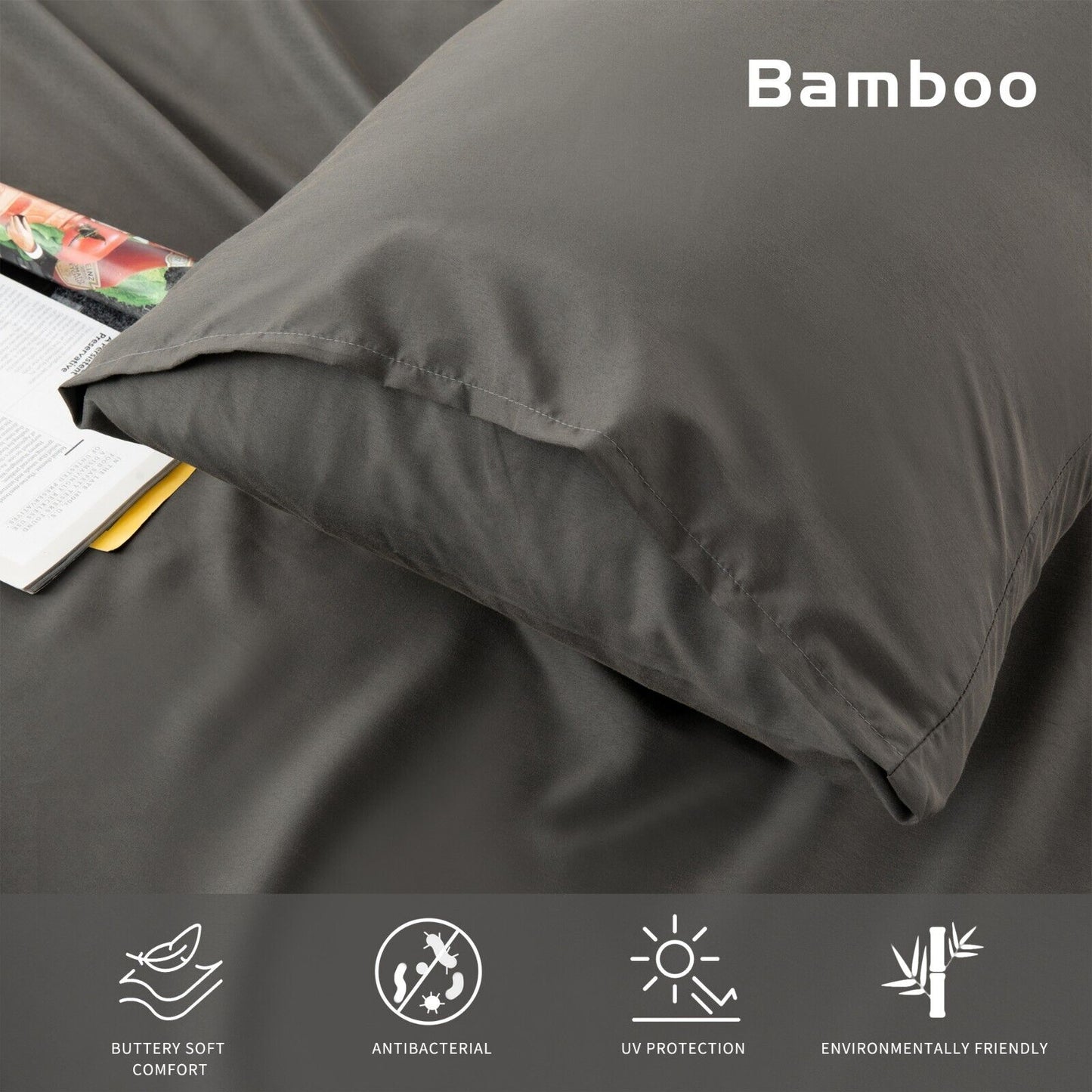 Cooling Bamboo Sheet Set - Moisture-wicking to keep you cool and dry