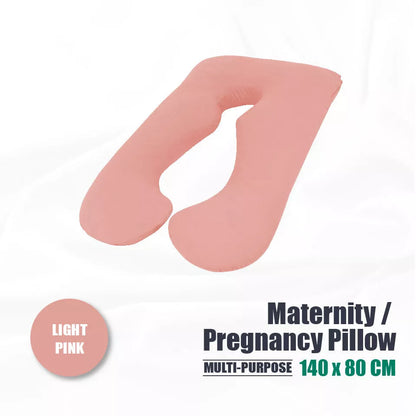 All Night Sleep Pregnancy U Pillow- Must Have for Regular Comfort & Maternity Sleep