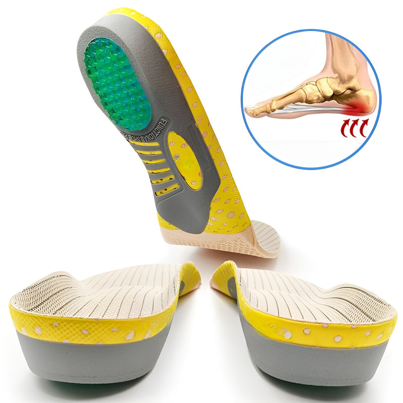 Gel Insoles -  All Day Comfort for Arch Support & Trim Inserts to Fit Shoes